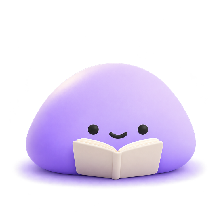 The Web3talez mascot reading research