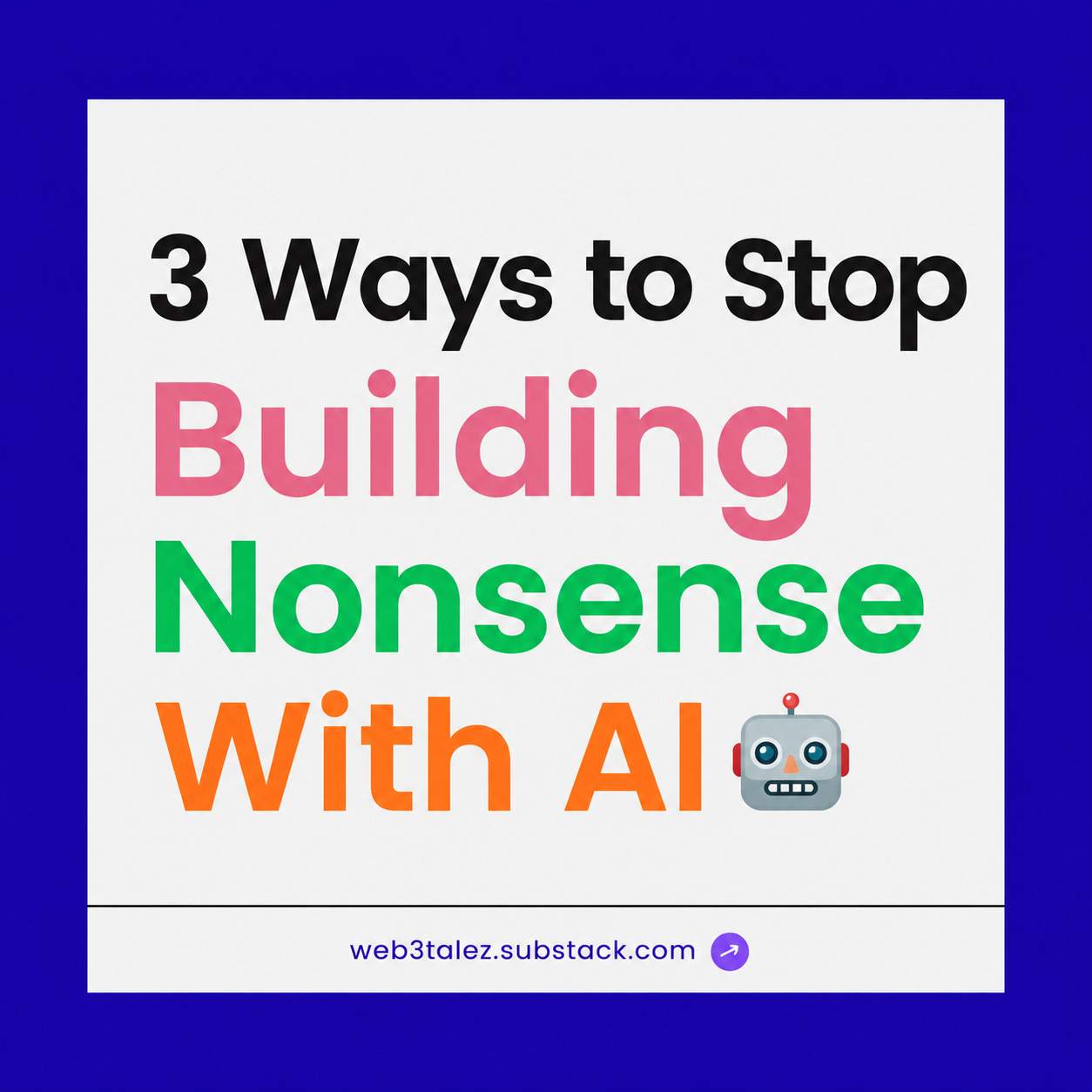 Cover for 3 Ways to Stop Building Nonsense With AI + Trump’s Stock Portfolio